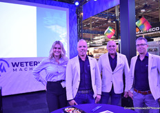 Sam Mastop, Nick Weterings, Willem Kuijvenhoven and Rob van den Berg of Weterings Machinery.                      